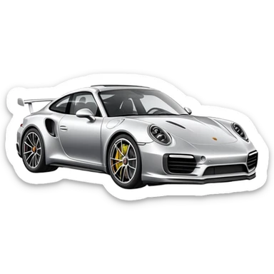 Porsche 911 Turbo S sticker