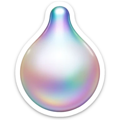 Iridescent Pearl iPhone 14 sticker