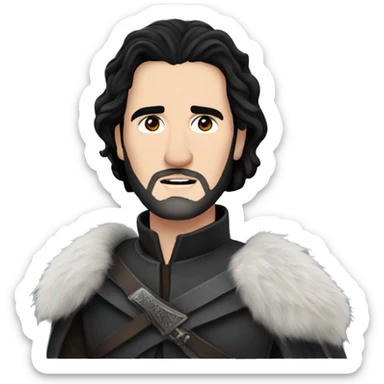 jon snow sticker