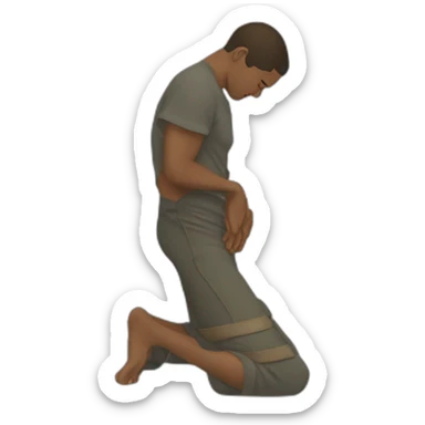 kneel sticker