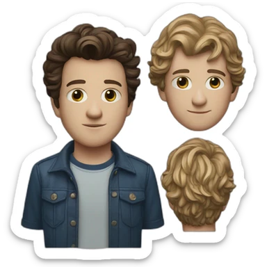 Eddie Munson Joseph Quinn stranger things sticker