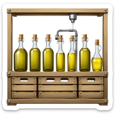 Olive oil factory sticker