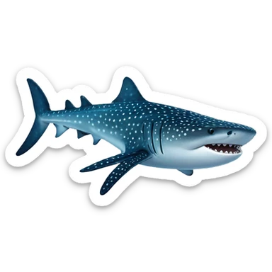 whale shark sticker