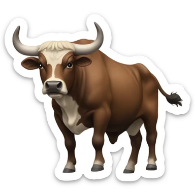Bucking Bull full body sticker