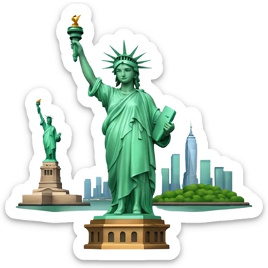 Liberty statue New York sticker