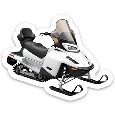a snowmobile sticker