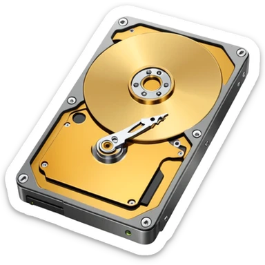 hard drive clean up sticker