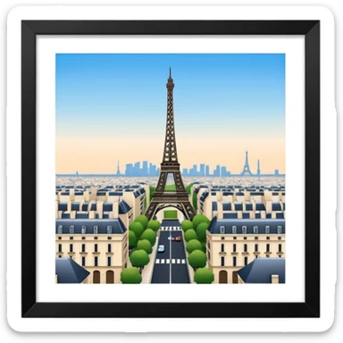 Paris France sticker