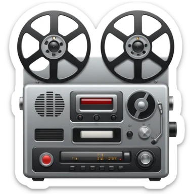 Reel tape recorder from the Mindhunter TV show sticker