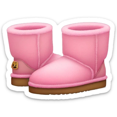 Pink Ugg slippers  sticker