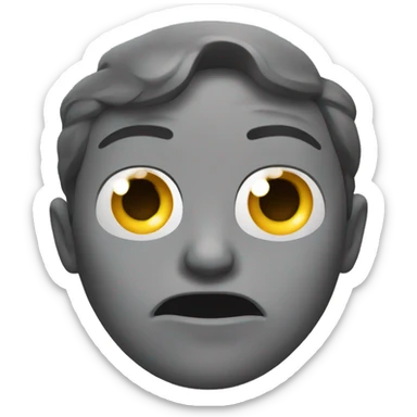 Normal emoji but its have a ⚡️ on eyes sticker