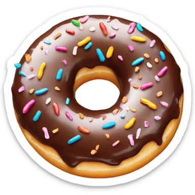 Donut sticker