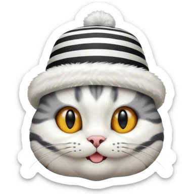 Cat in the hat sticker