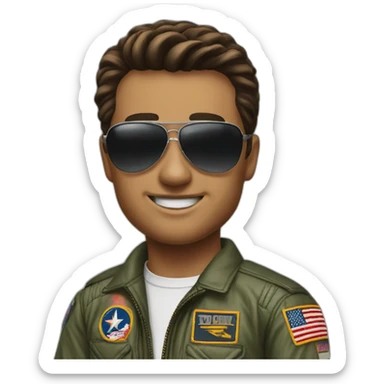Top gun sticker