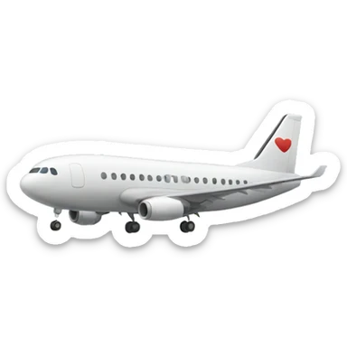 Airplane sticker