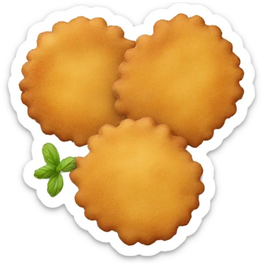 Schnitzel mit ei sticker
