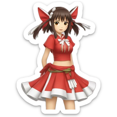 reimu hakurai sticker