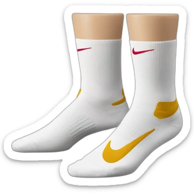 Claquettes chaussettes Nike  sticker