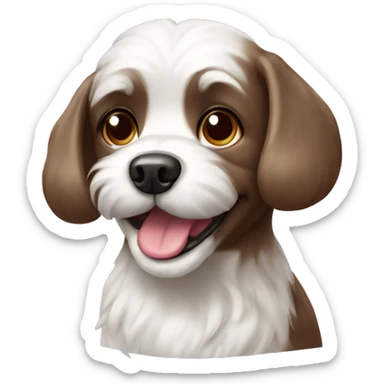 malteser dog sticker