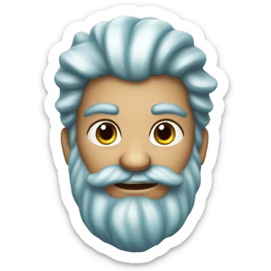 King Triton mermaid  sticker