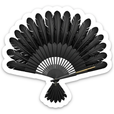 a-dovetail-consisting-of-black-feathers-that-spread-out-in-a-fan-shape.-without-the-dove. sticker