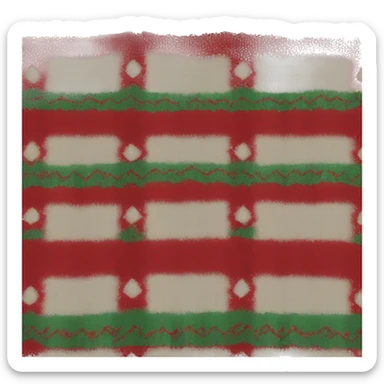 cozy christmas blanket sticker