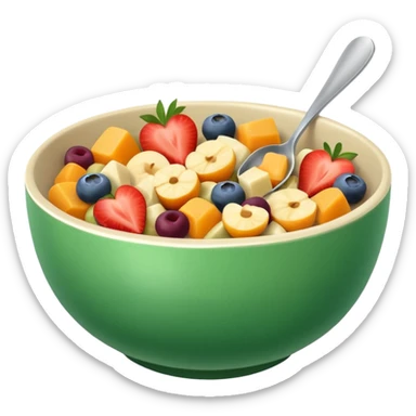 healthy bowl sticker