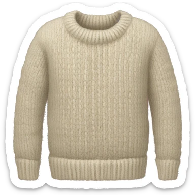 knit sweater sticker