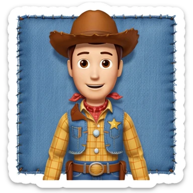woody toy story sticker