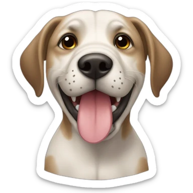 Perro fumando un puro sticker