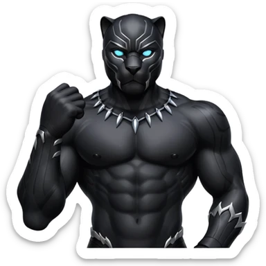 Faça o pantera negra sticker