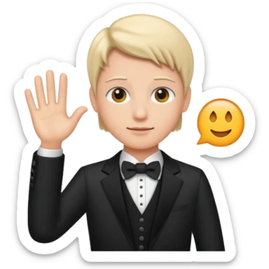 Conducting emoji sticker