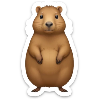 Capybara (Full) sticker