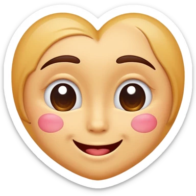 A single emoji that's feeling a whirlpool of happiness. Blushing and feeling in love. Grinning and smiling and making a kissy face. Something sweet and perfect to send to someone you love. Not a familiar love something deep and profound. Something unique. sticker