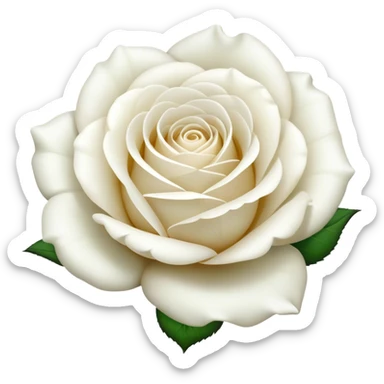White 🥀looking like emoji 🥀 sticker