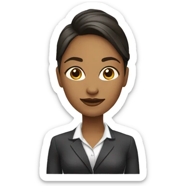 youn business women sticker