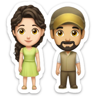 Sara Tendulkar and subhman gill sticker