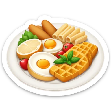 Yummy food that I like is  sticker