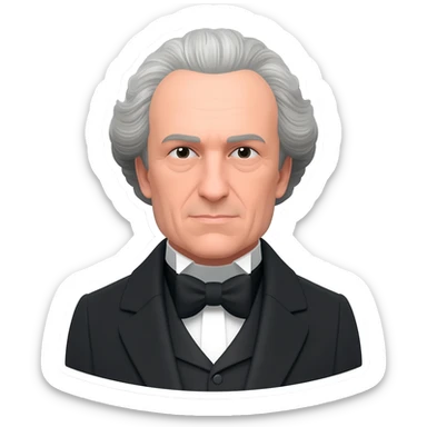 Arthur Schopenhauer sticker sticker