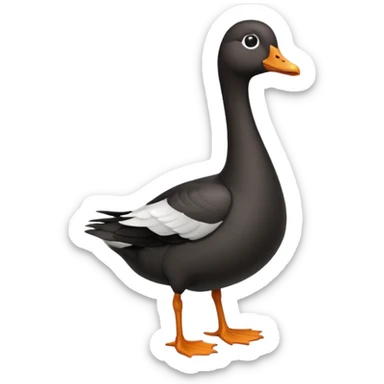 black goose sticker