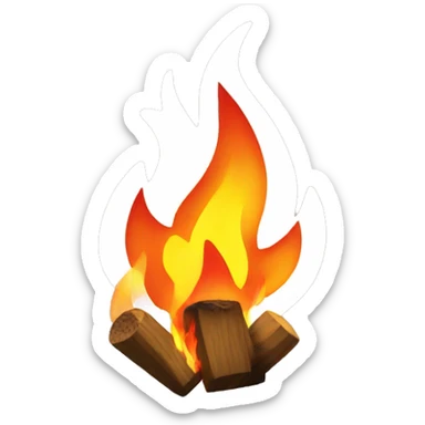 Fire  sticker