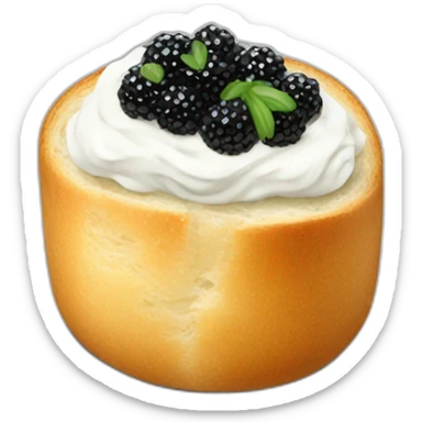 caviar-bread-with-sourーcream sticker
