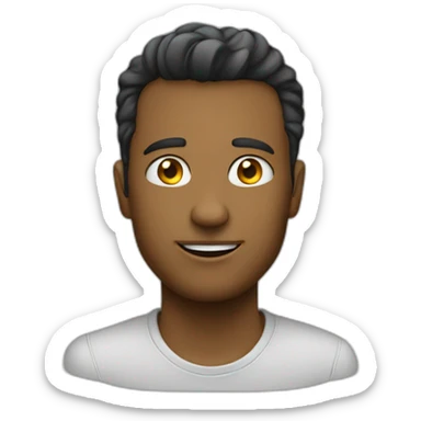 personne avec beaucoup de bouton sticker