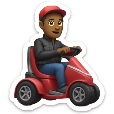 gordinho no kart sticker