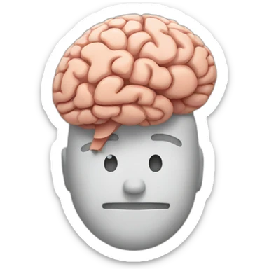 brain exercising sticker