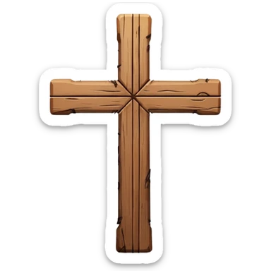 Cross sticker