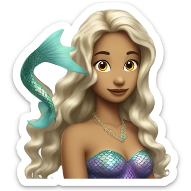 mermaid of the sea no woke sticker