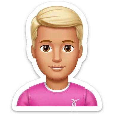 Barbie ken sticker
