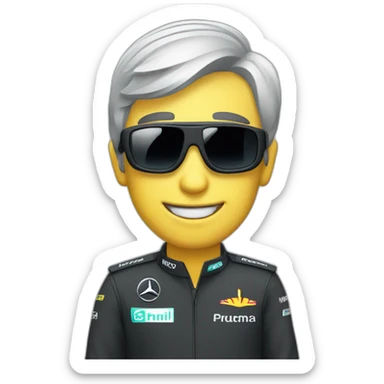 a mercedes formula 1 sticker