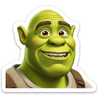 shrek informaticien sticker